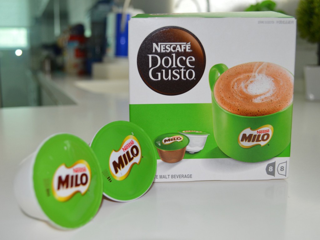 Milo flavored capsules