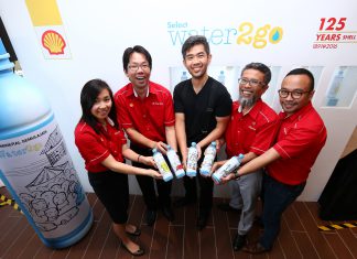 Shell launches Select water2go bottles designed by artist Cheeming Boey