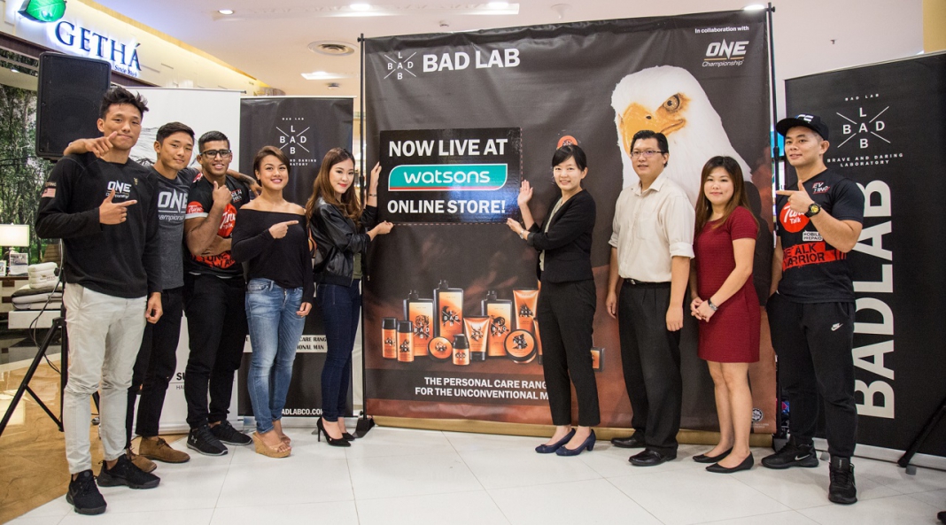 ONE Championship Athletes Launches Bad Lab's Brand Page On Watsons Online Store-Pamper.my
