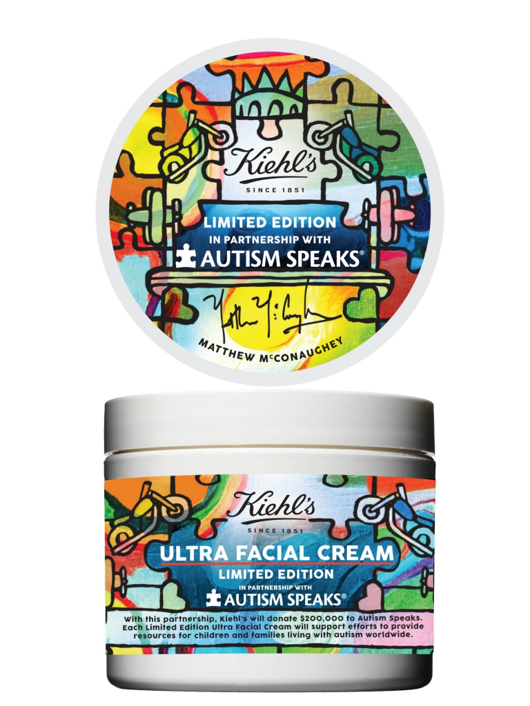 Kiehl’s Partners With Matthew McConaughey For Their 2017 Global Philanthropic Program, Autism Speaks, Limited Edition ultra facial cream-Pamper.my