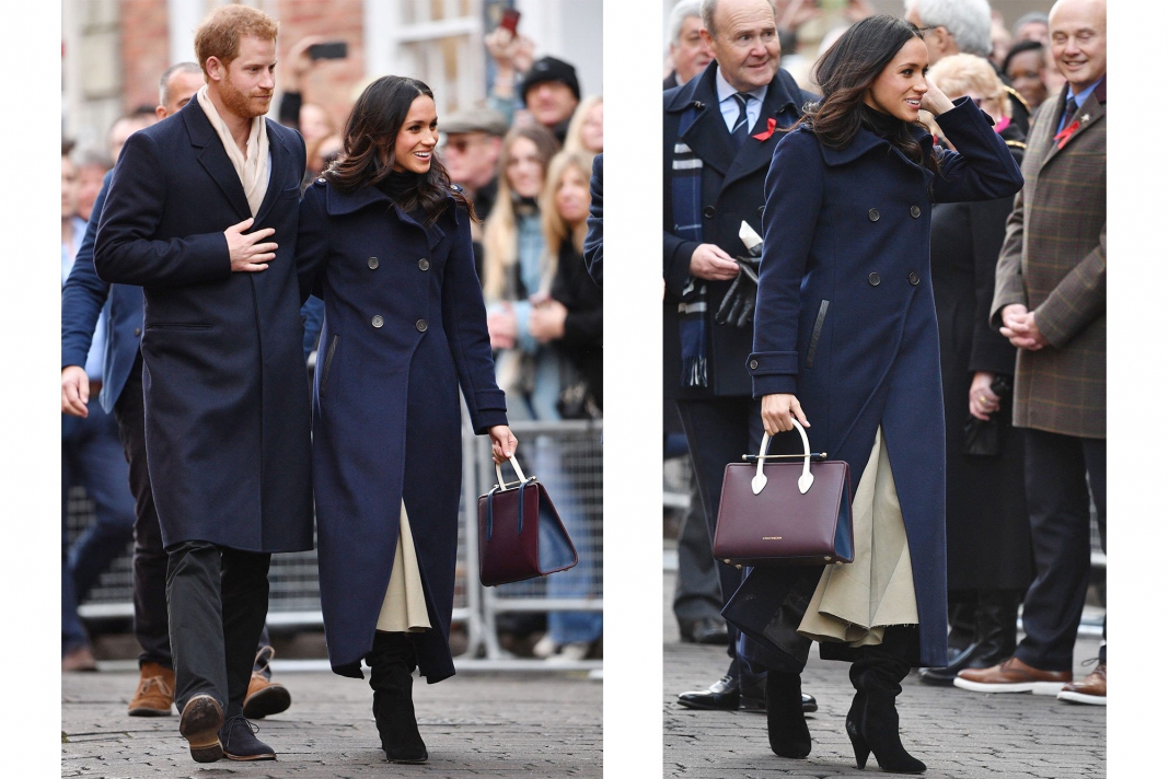 meghan markle purse strathberry