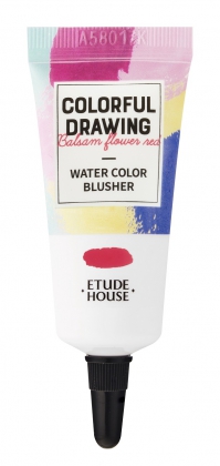 Etude House colorful drawing water color blusher_balsam flower red