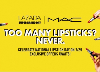 MAC Cosmetics Malaysia Is Celebrating National Lipstick Day This Sunday (29 July) Together With Lazada's First Super Brand Day With Loads Of Exclusive Offers!-Pamper.my