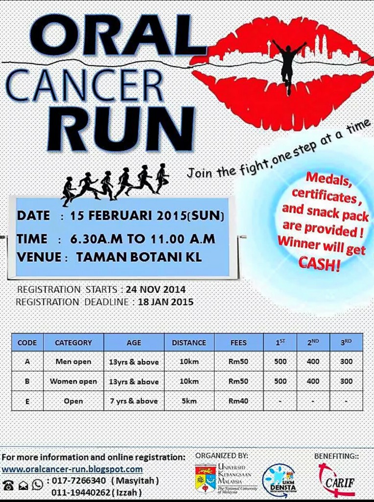 Oral Cancer Run 2015