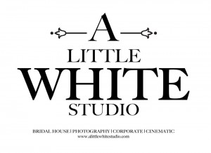 a little white studio logo