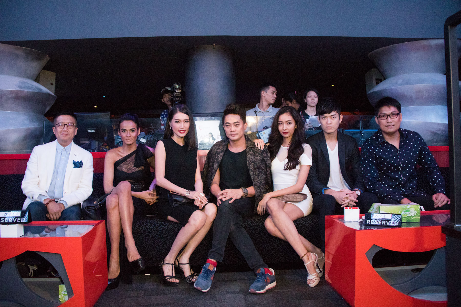 Judges (from left): Kelvin Tan, Amir Luqman, Amber Chia, Benjamin Toong, Wafa De Korte, Soo Xu Ze, Phoster