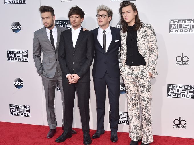 one direction AMA 2015 red carpet