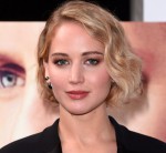 Jennifer Lawrence retro hairstyle side wavy bob