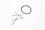hair tie bobby pins