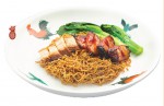 roasted pork belly + char siew noodles