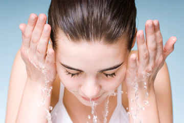 clean face wash wash