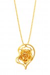 Auspicious Roses Pendant