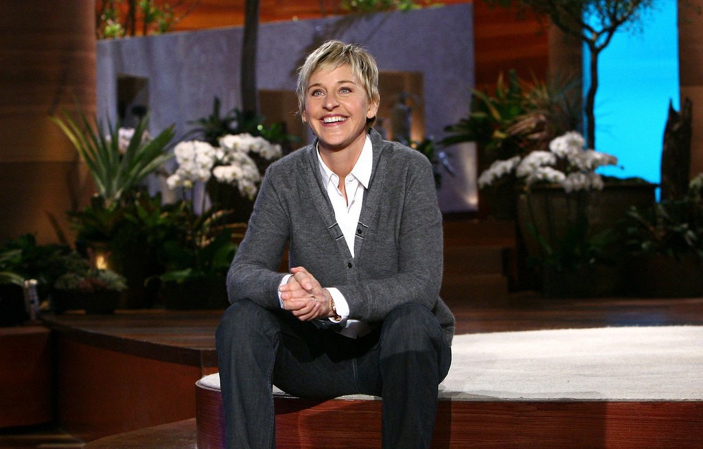 Ellen DeGeneres falls one spot to No. 2 this year. 