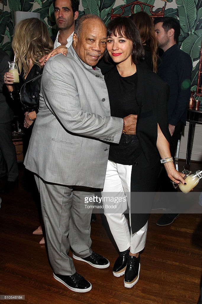 Quincy Jones and Rashida Jones Image: gettyimages.com