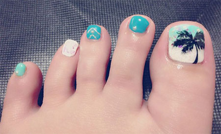 Nail Art Designs ~ Toe Nail Art Compilation / Easy Pedicures For Beginners!  - YouTube