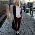 suit and flats