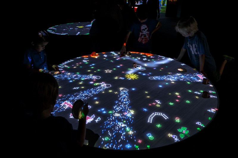 A Table Where Little People Live - Future World at ArtScience Museum (Credit to Marina Bay Sands)