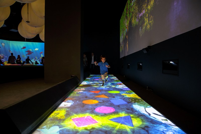 Create! Hopscotch for Geniuses - Future World at ArtScience Museum (Credit to Marina Bay Sands)