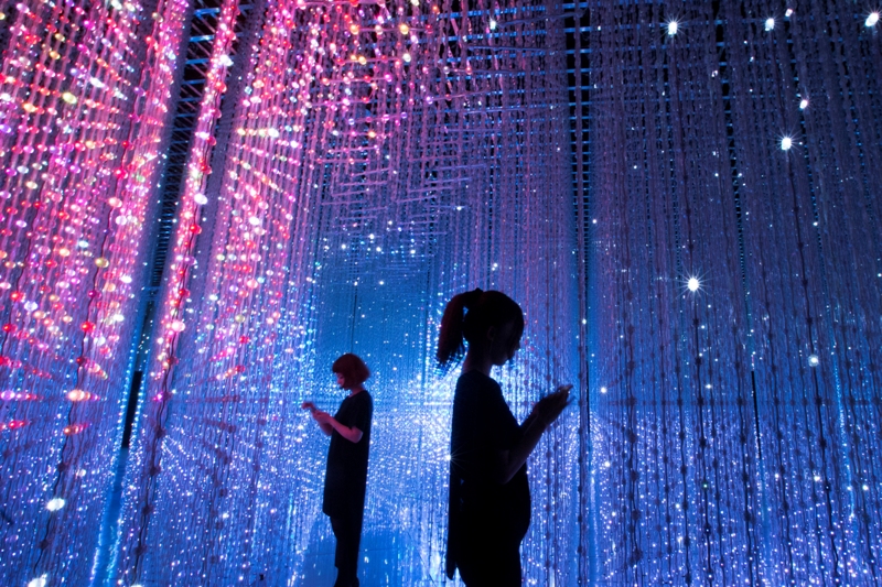 Crystal Universe - Future World at ArtScience Museum (Credit to teamLab)