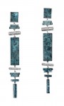 Denimite with Decorative Stones Earrings – RM99.90