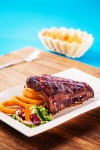 Double Oven Cooked U.S. Pork Rib with BBQ Source
