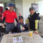 Golfers at drink hut2