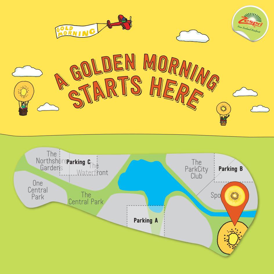 Zespri SunGold Kiwifest location map