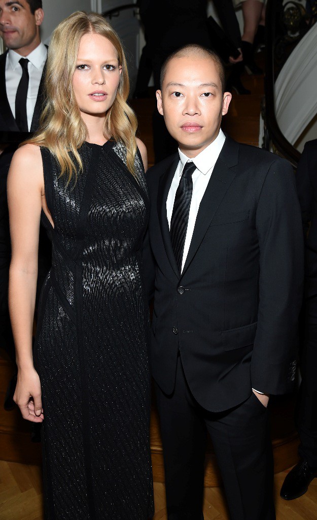 NEW YORK, NY - MAY 10: Model Anna Ewers and designer Jason Wu attend the launch of Boss The Scent For Her on May 10, 2016 in New York City. (Photo by Jamie McCarthy/Getty Images for BOSS PARFUMS )