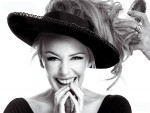 Kylie wears Stephen Jones