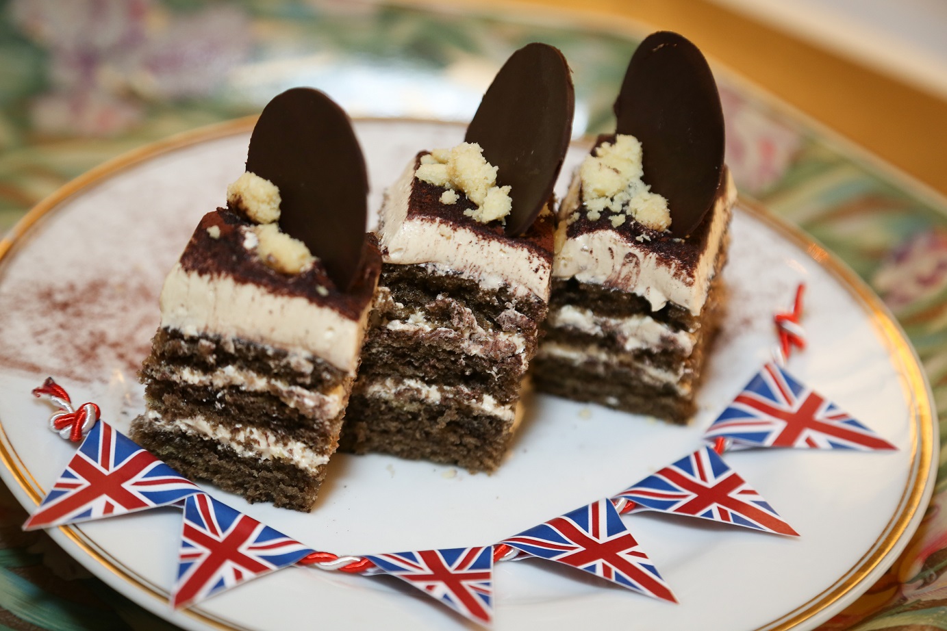 The winning entry -- Tea infused Chocolate Victorian Sponge Cake with Gula Melaka and Coconut by Lye Wei Wern.