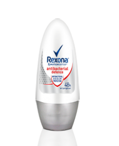 Rexone Antibacterial Defence roll-on antiperspirant deodorant is made using MotionSense ™ technology which provides 48 hour protection against sweat and kills bacteria to help stop bad odour.