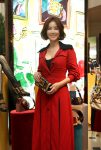 Kim Sung Ryung wearing Burberry at the Burberry event at Seoul Flagship hosted by Luke Edward Hall