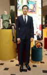 Lee Sang Yoon wearing Burberry at the Burberry event at Seoul Flagship hosted by Luke Edward Hall