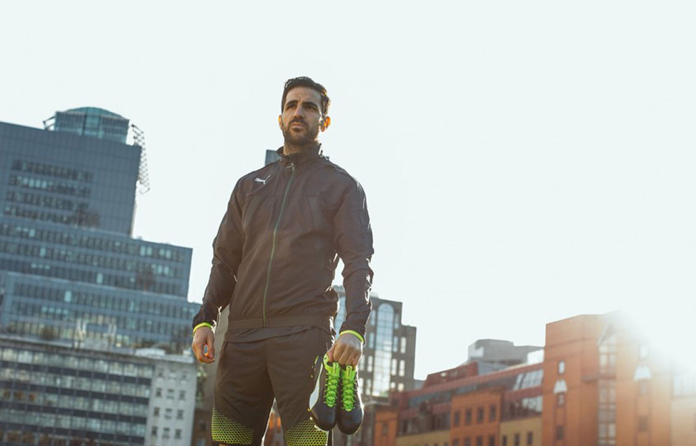 Cesc Fabregas will wear the new PUMA evoTOUCH.