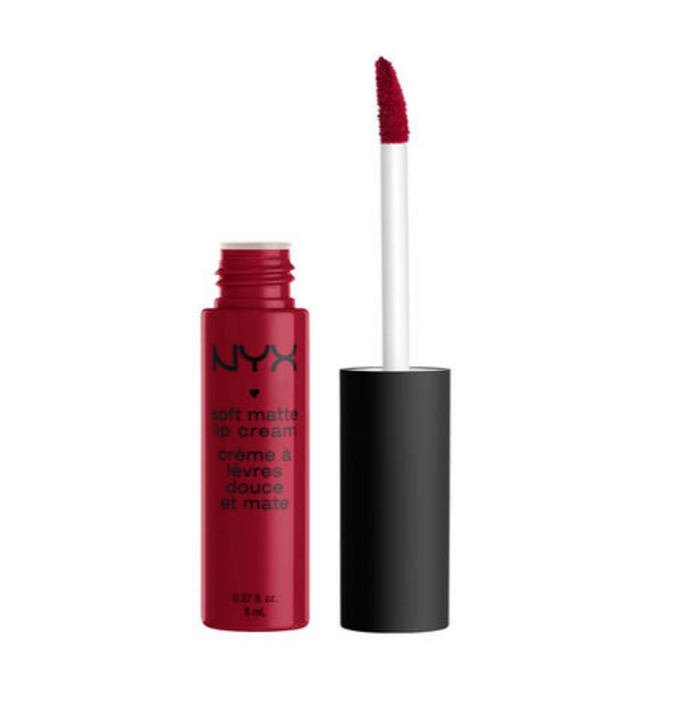 NYX Soft Matte Lip Cream in Monte Carlo.