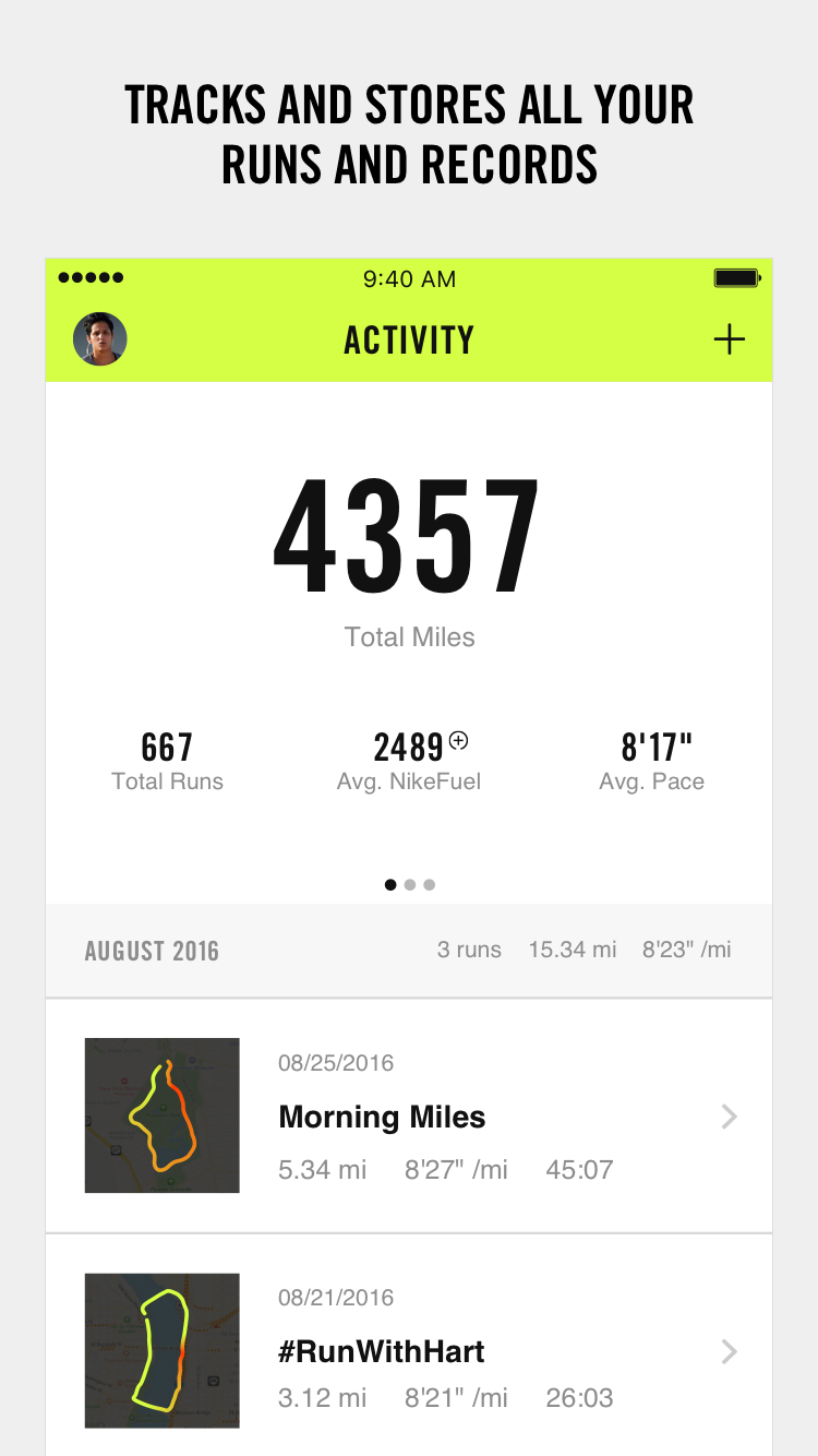 Nike run clearance club history online
