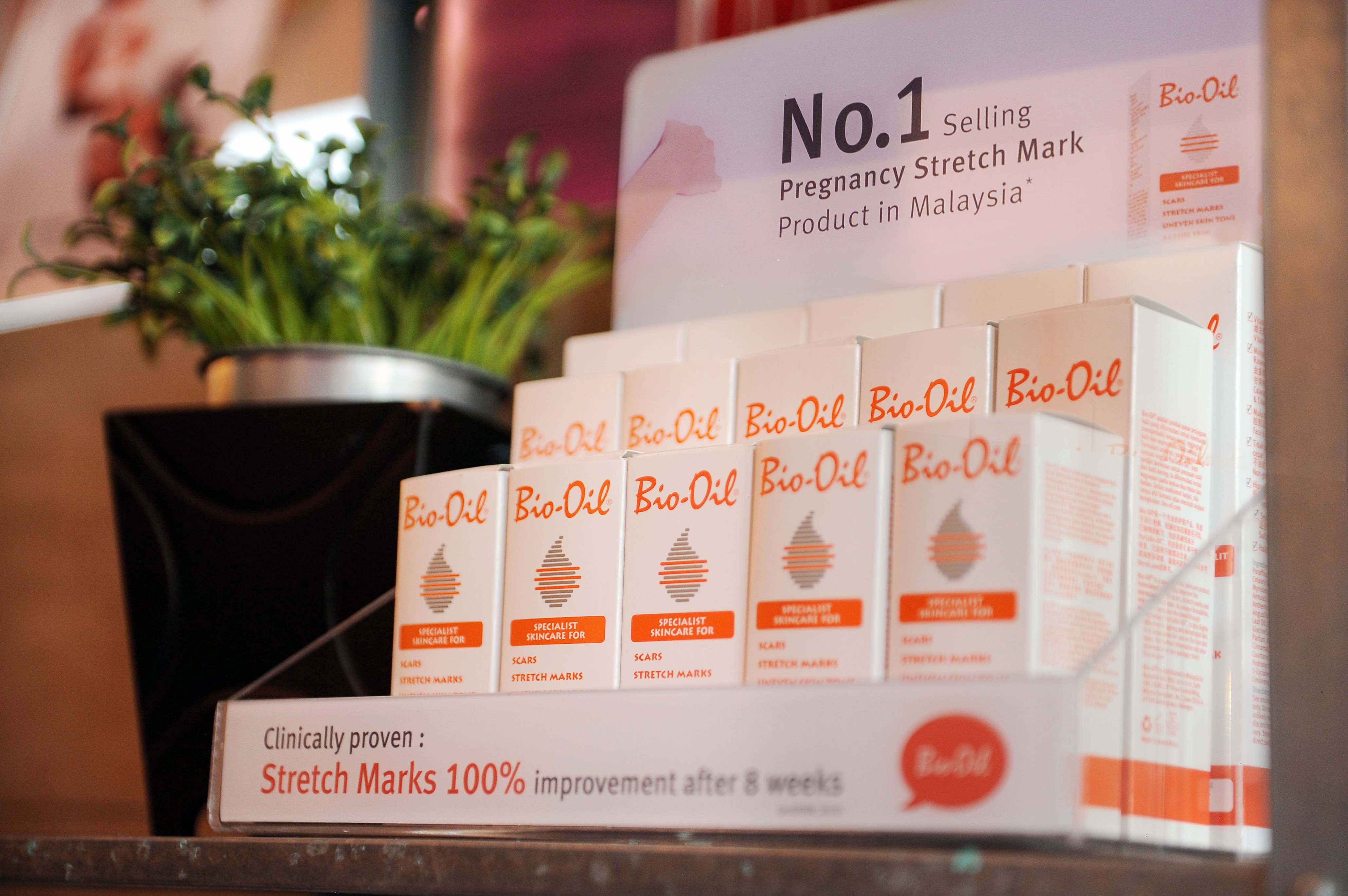 Bio-Oil, number 1 selling pregnancy stretch marks product in Malaysia