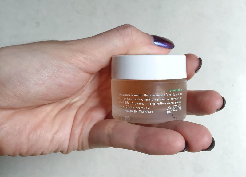 23.5°N Oriental Beauty Tea Balancing Gel Mask Review