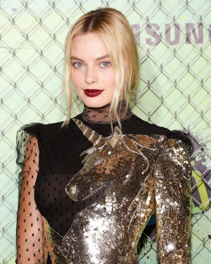 Margot Robbie Makeup Suicide Squad World Premiere 2016