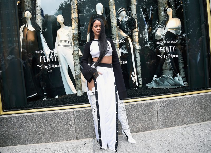 Rihanna Celebrates The Launch Of Her Collection, FENTY PUMA By Rihanna With Bergdorf Goodman