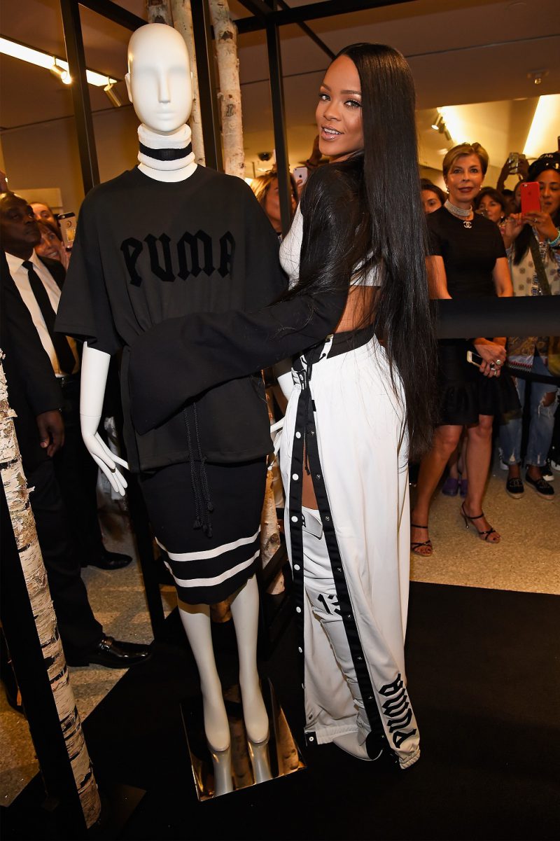 Rihanna Celebrates The Launch Of Her Collection, FENTY PUMA By Rihanna With Bergdorf Goodman