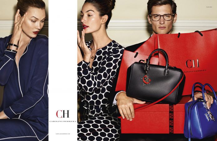 CAROLINA HERRERA COLLABORATES WITH MARIO TESTINO FOR FALL CAMPAIGN