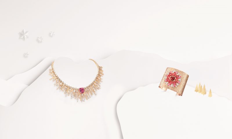 Piaget Sunny Side of Life high jewellery necklace & Serenissima high jewellery manchette