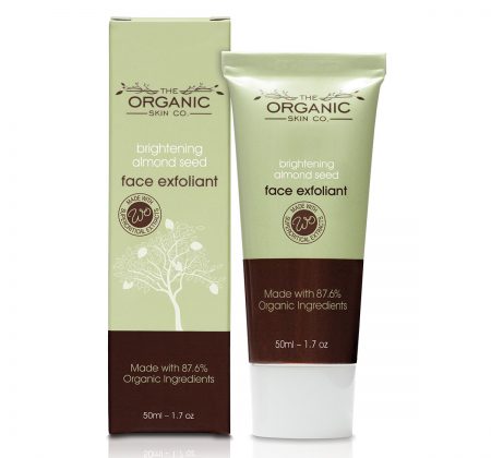 The Organic Skin Co-Brightening Almond Seed Face Exfoliant