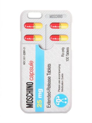MOSCHINO PILL PACK PRINTED IPHONE 6 CASE