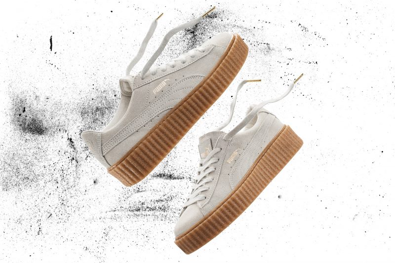 FENTY PUMA by Rihanna Creepers in White and Tan
