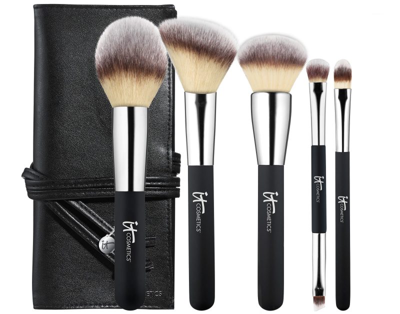 IT Cosmetics - Heavenly Luxe™ Must-Haves! 5-Piece Full-Size Brush Set + Luxe Travel Case