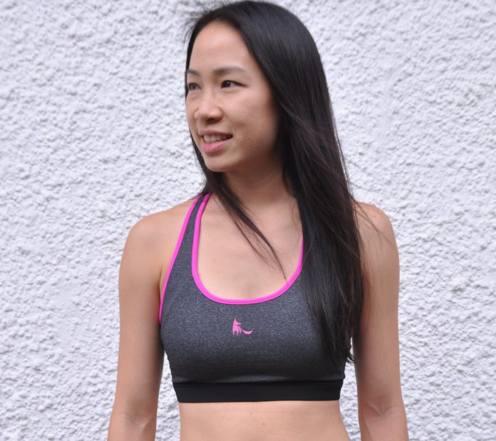 ash be nimble Celebrates #PINKOCTOBER With A New Prosthesis-Friendly Racerback High Support Sports Bra