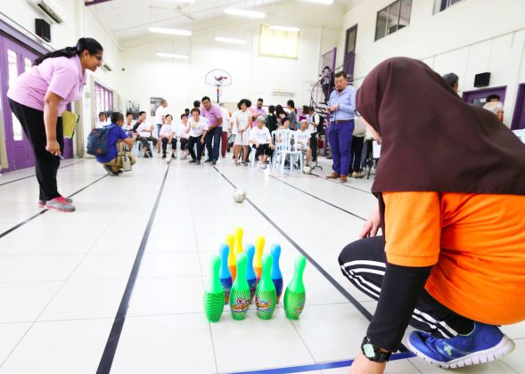 A fun and interactive preview of The Stroke Games demonstrated by the stroke survivors at NASAM Headquarters during the briefing session.