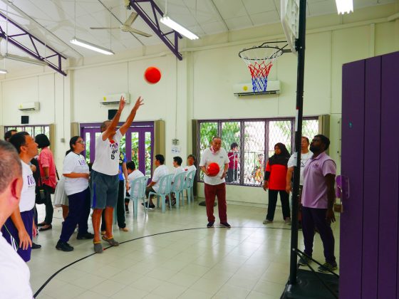 A fun and interactive preview of The Stroke Games demonstrated by the stroke survivors at NASAM Headquarters during the briefing session.